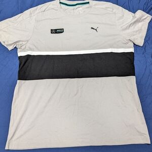 Puma Gray and Black Men's Shirt